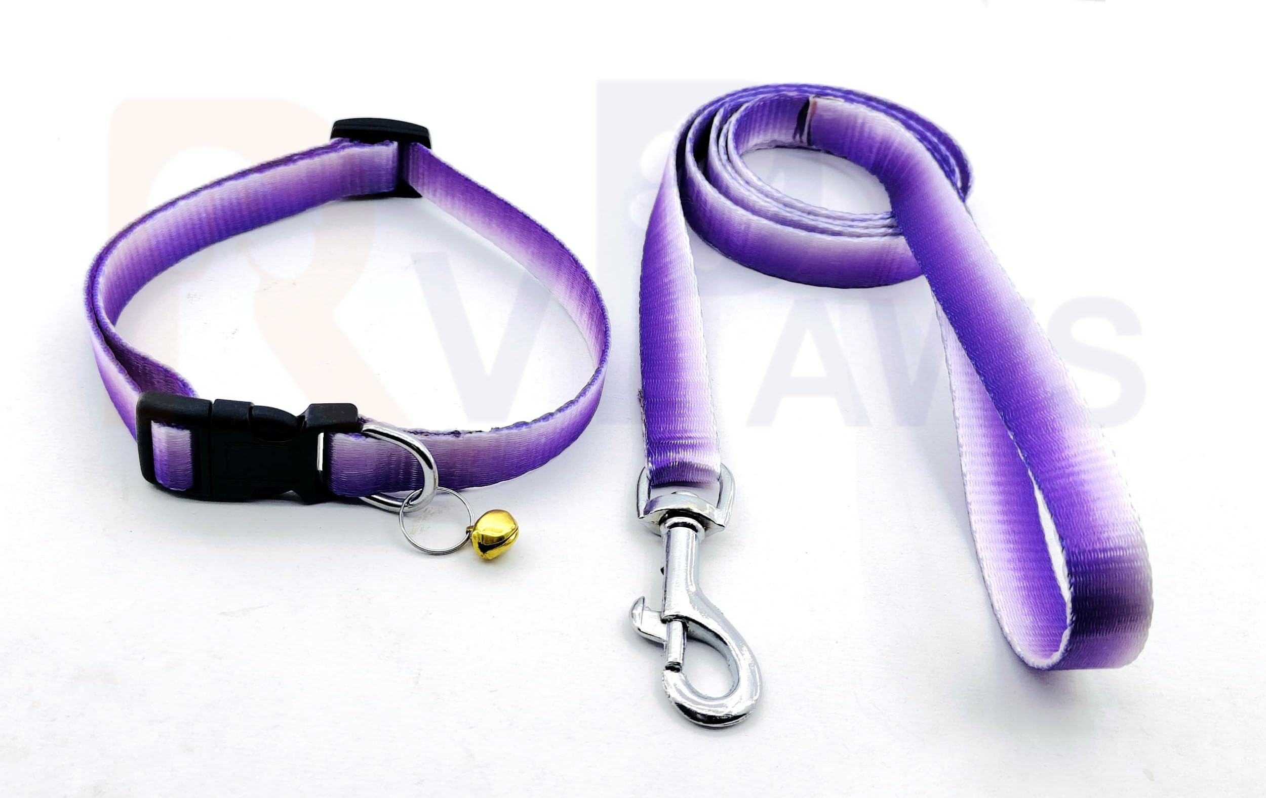 RvPaws Pet Nylon Collar with Leash and Quick Release Buckle Breathable Collar Set for Training and Outdoor Walking Puppy, Dog & Cat (Purple) (B0CWY6LZDJ) Amazon Price History, Amazon Price Tracker