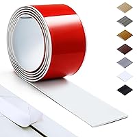 Vista 13 de Bnell Tira de Transición de Piso Tiras de Cobertura de Piso Autoadhesivas Transiciones de Pisos Tira de Piso Laminado Tira Divisoria Plana de Piso