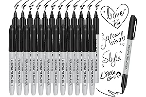 Sharpie Pens Felt Tip - 24 Pack Fine Point Permanent Markers