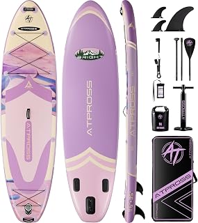 11'6"x35" Inflatable Stand Up Paddle Board 450LBS Weight Capacity Extra Wide Non-Slip Stable Deck Adult SUP,Premium Accessories Kit & Backpackfor Yoga, Fishing, Surf