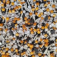 Vista 11 de Homankit Cactus Sprinkles - Decoración comestible de galletas verdes para hornear, decoración de cupcakes, 3.35 onzas