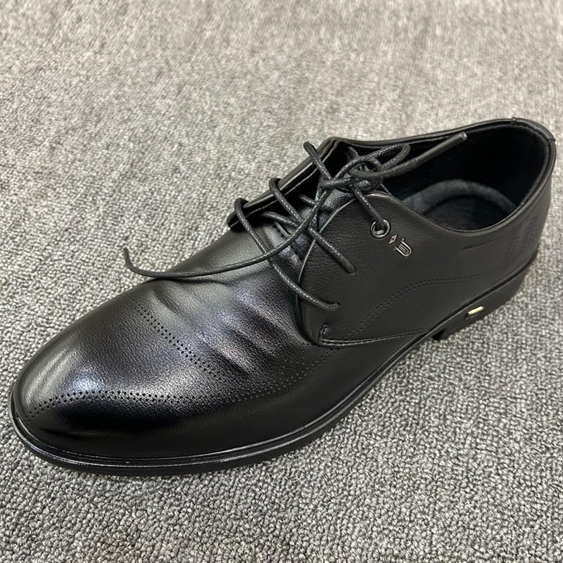 Mens Dress Oxford Formal Shoes Leather Comfortable Shoes Prom Wedding Business Office Loafers Shoes3