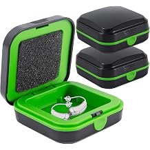 2 PCS Hearing Aid Case Hard, with Cushioned Interior