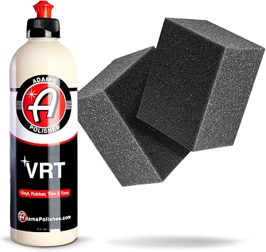 Adams Polishes VRT Combo - Vinyl, Rubber and Plastic Non-Greasy Long Lasting Super Shine Dressing for Tires, Trim and More, Safe for Cars, Trucks, SUVs, RVs & More