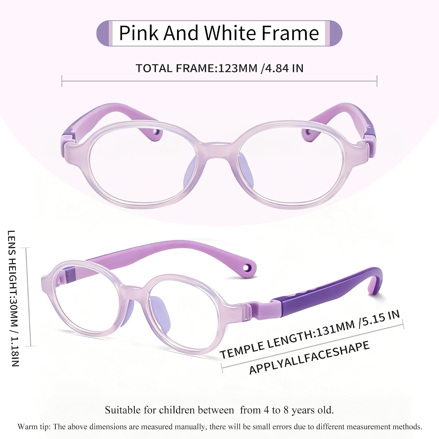 SooGree Blue Light Blocking Glasses for Kids Boys Girls,Computer Screen Gaming TV Phone Glasses Anti Glare & Eye Strain image 2