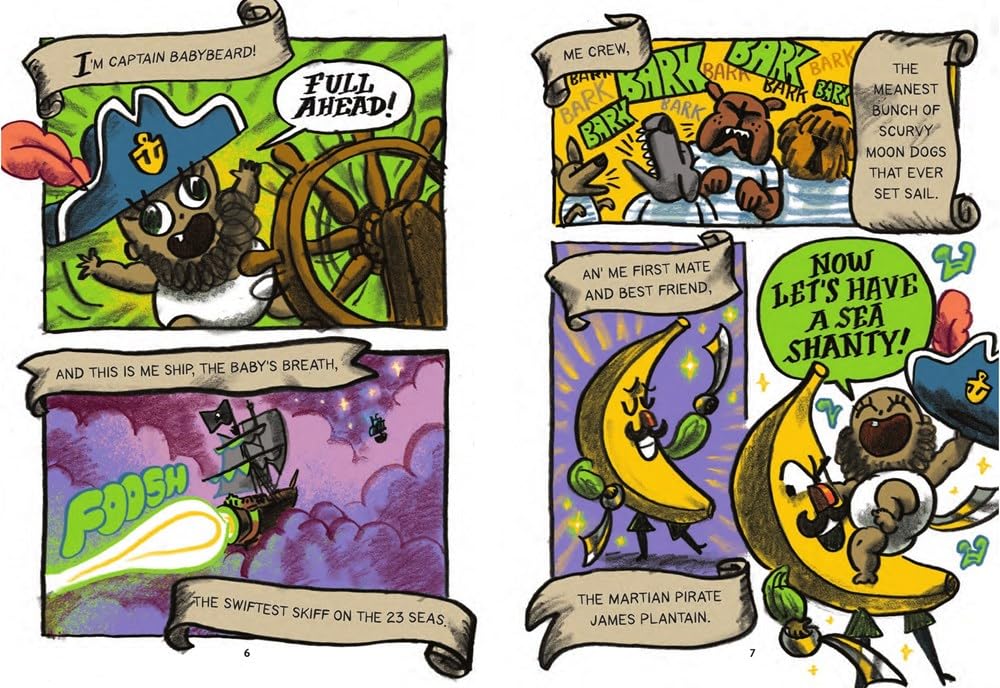 The First Cat in Space and the Baby Pirate’s Revenge: A Graphic Novel – A Swashbuckling Pirate Adventure about Mutiny and Betrayal for Kids (Ages 8-12) - Image 4