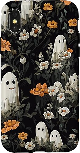 Miniatura 7 de Funda con diseño floral para iPhone 1212 Pro con diseño de fantasmas espeluznantes de Halloween