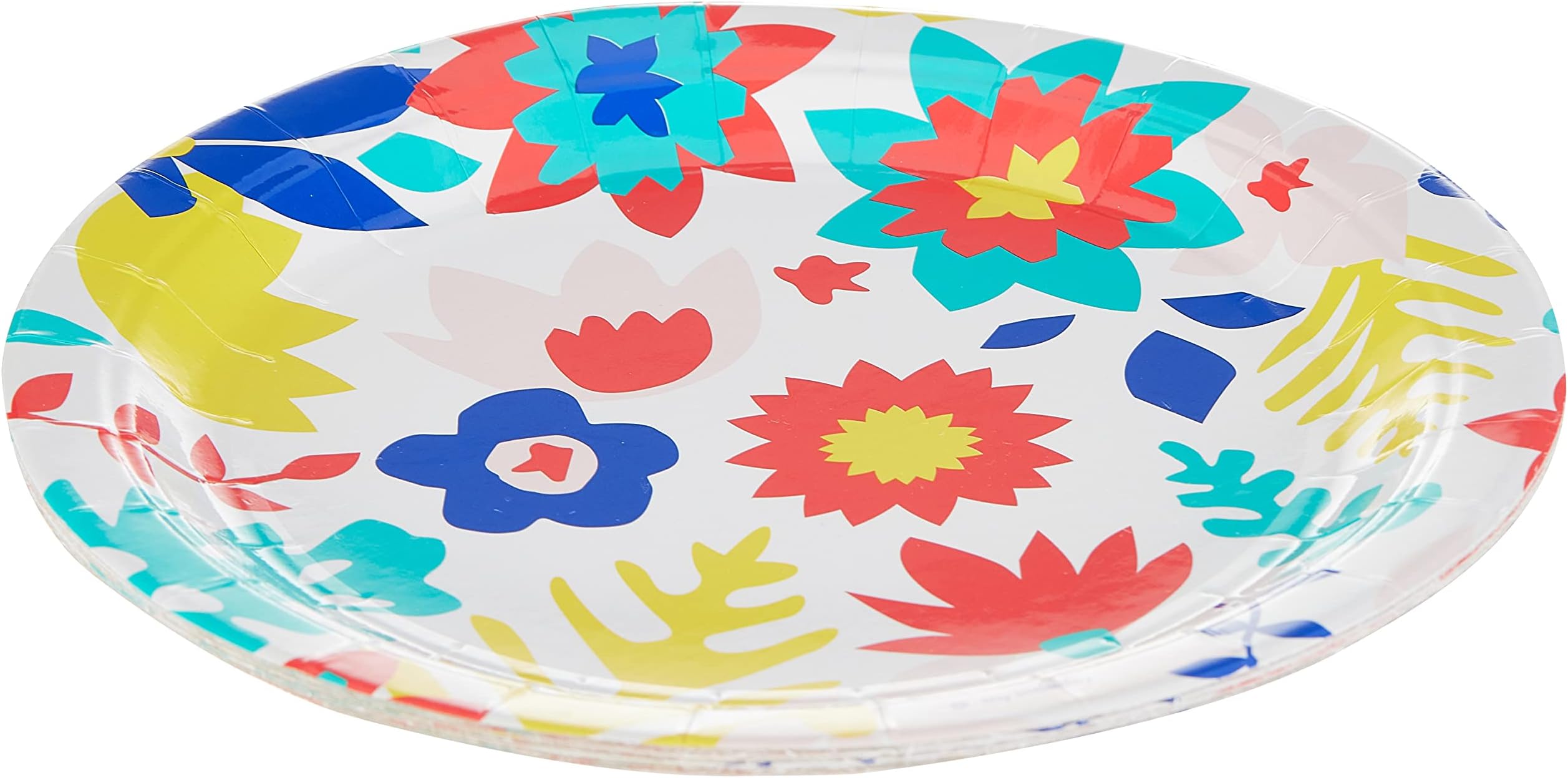 Tropical Flowers Plate