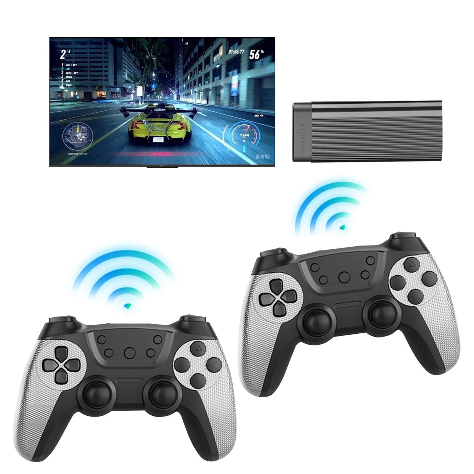 Emulatore di Gioco | Console di Gioco retrò Portatile Giochi incorporati - Console per Videogiochi 32G/64G/128G con 2 Controller Wireless, Uscita ad Alta Definizione, Regalo per Bambini