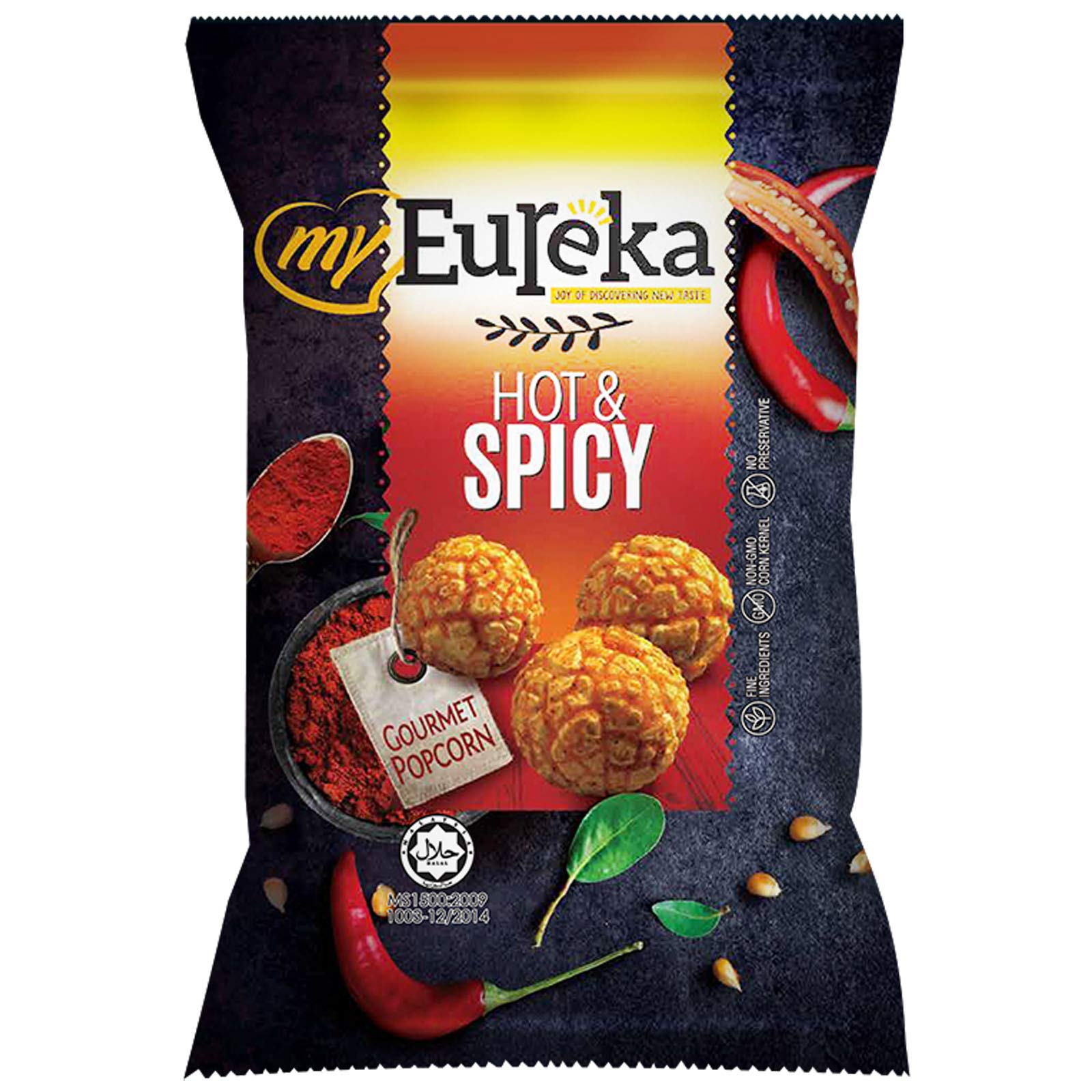 Amazon.com: Eureka Popcorn 80g x 6 Packs (Hot & Spicy)