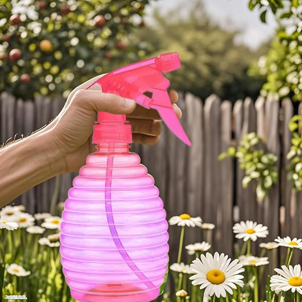 Générique Sprayer Bottle - Plant Spray Bottle | 500ml Refillable Containers Fine Mist Small Spray Bottle, 2 Pieces Leak-Proof Hand Pressure Cans Pot Cleaning For Patio Lawn Bonsai Outside Garden Home - 4