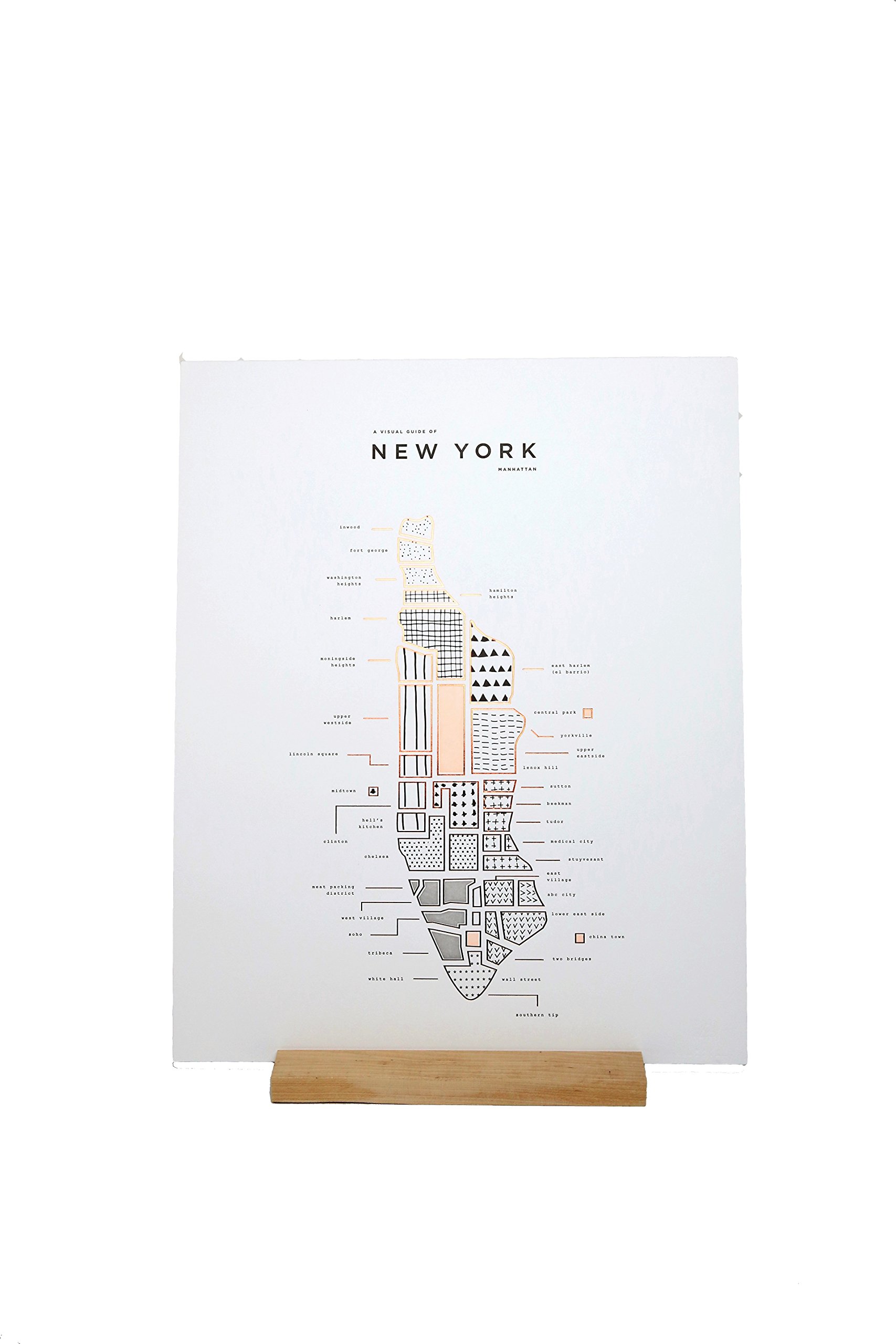ROAM by 42 Pressed New York Map Print