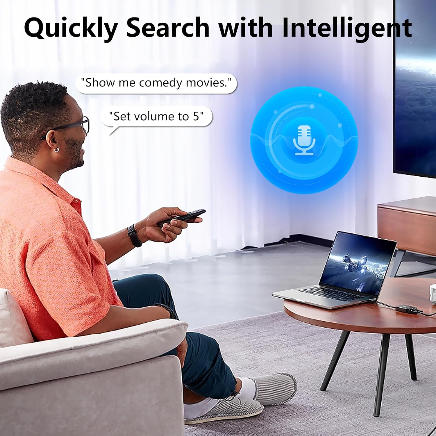 XRT270 Voice Remote Control Replacement for Vizio Smart TV 2019-2024 Models, Compatible with D/P/M/V-Series TVs with Voice Search Control image 3