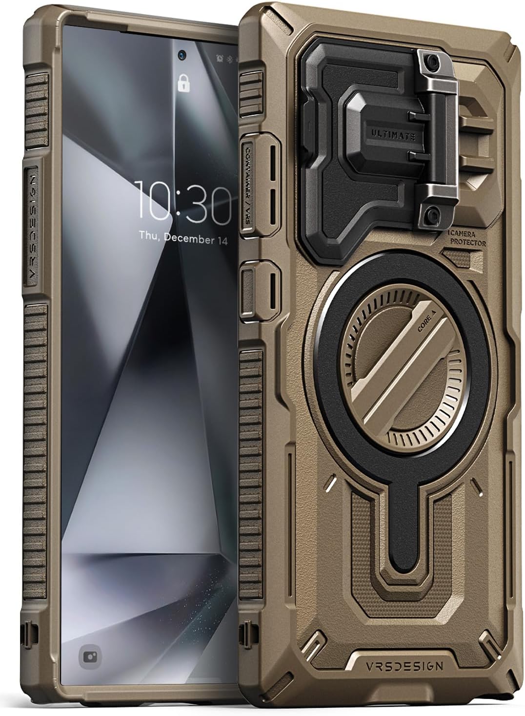 [VRS] Galaxy S24 Ultra Compatible Case, MagSafe Qi2 Compatible, Shockproof, Camera Protection, Magnetic Smartphone Case [Compatible with Samsung Galaxy S24 Ultra Samsung Galaxy S24 Ultra] MagSafe