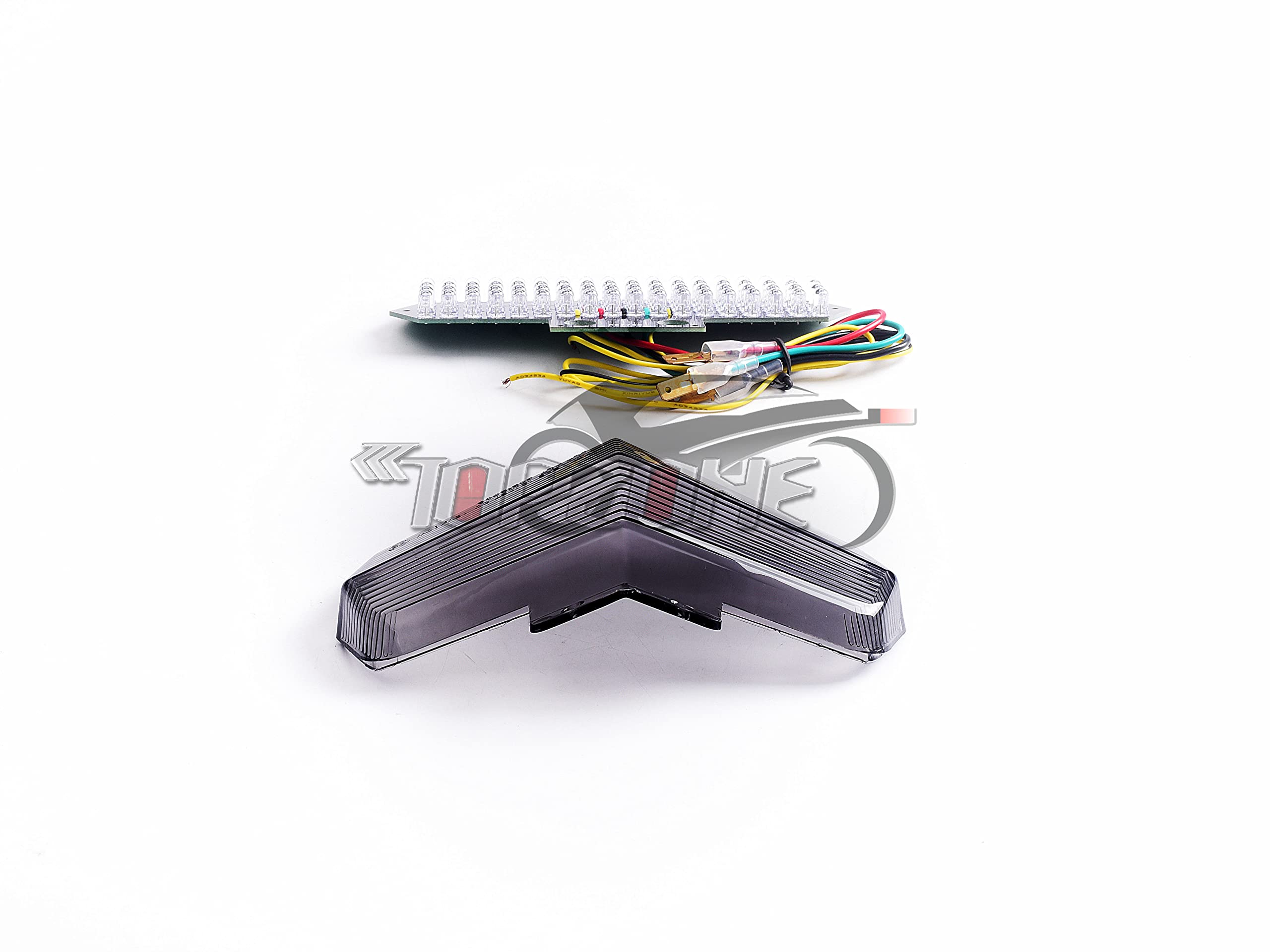 Fanale posteriore sequenziale a LED Fanale posteriore + indicatori di direzione Grigio Fit Ducati Superbike 999/S/R (2003-2007)