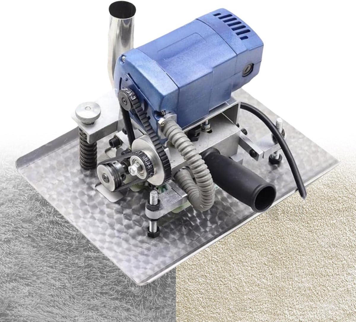 Professional Trimmer for Handmade Rugs, Portable Flat Shearing Machine Trimmer, Portable Flat Rug Shearing Machine, with 3in Roating Blade, High Efficiency, 500W, for Handmade Rug