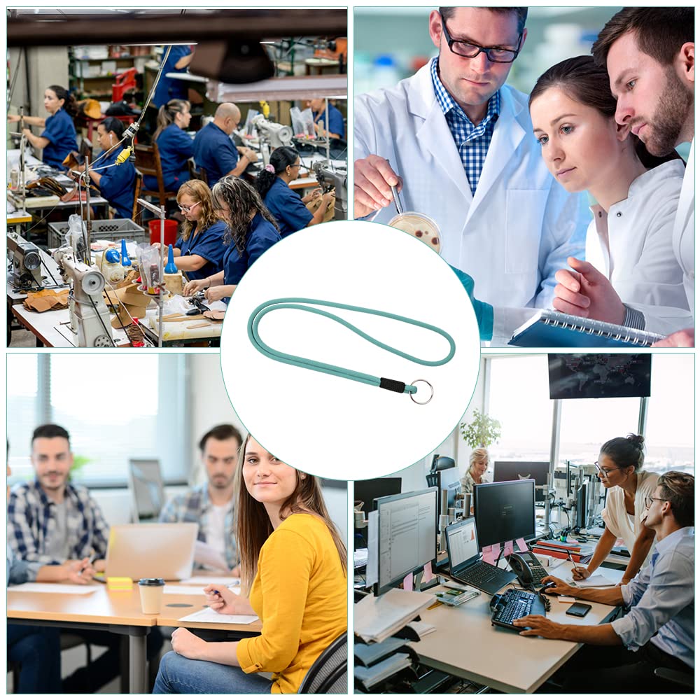 Vicloon Portachiavi Collo Staccabile Cordino Porta Badge Cinturino Polso Laccetto Fibbia Sgancio Sicurezza Neck Lanyard Strap Verde 2Pcs