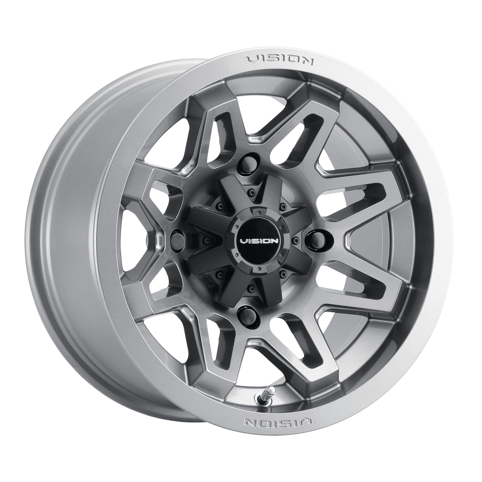 Amazon.com: Vision 416 Seven UTV 15x7 4x136 +38.1mm Gunmetal Wheel