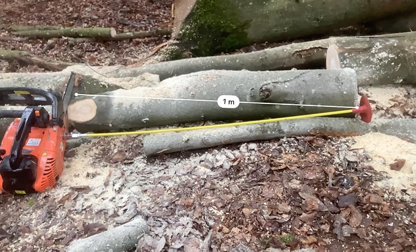 SGV Magnet-Ablänghilfe – 33 Cm Länge, 70 Kg Neodym-Magnet, Edelstahl 304 – Für Kettensägen & Motorsägen – Links- Oder Rechtsmontage
