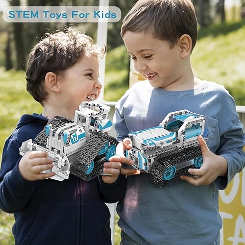 Miniatura 3 de Technique - Juego de construcción de automóviles, kits STEM para niños de 8 a 10 años, 11 a 16 años, control remoto 5 en 1 y control por aplicación
