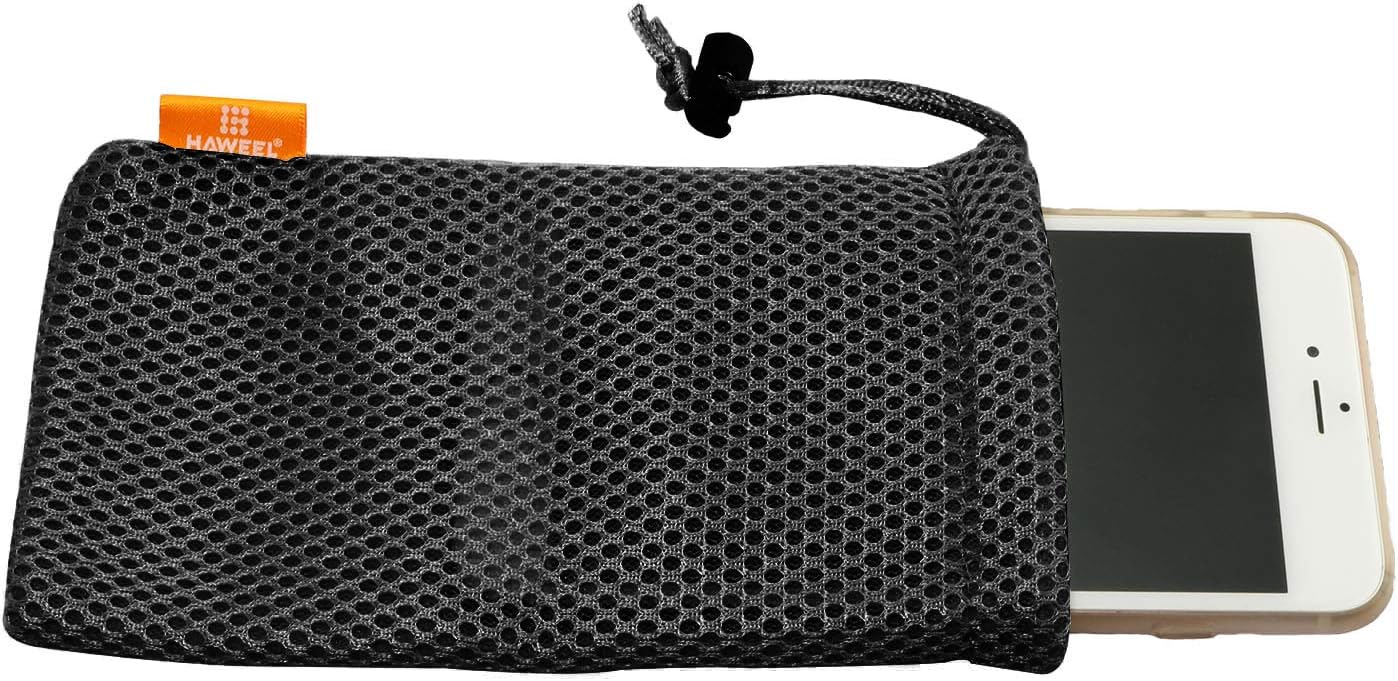 5pcs Multifunction Nylon Mesh Drawstring Pouch Bag for Mobile Phone,Sunglasses,Electronic Gadgets-Travel Organizer Outdoor Activities Storage Pouch 3.5″x 7.3″(Black) 5pcs Multifunction Nylon Mesh Drawstring Pouch Bag for Mobile Phone,Sunglasses,Electronic Gadgets-Travel Organizer Outdoor Activities Storage Pouch 3.5″x 7.3″(Black)