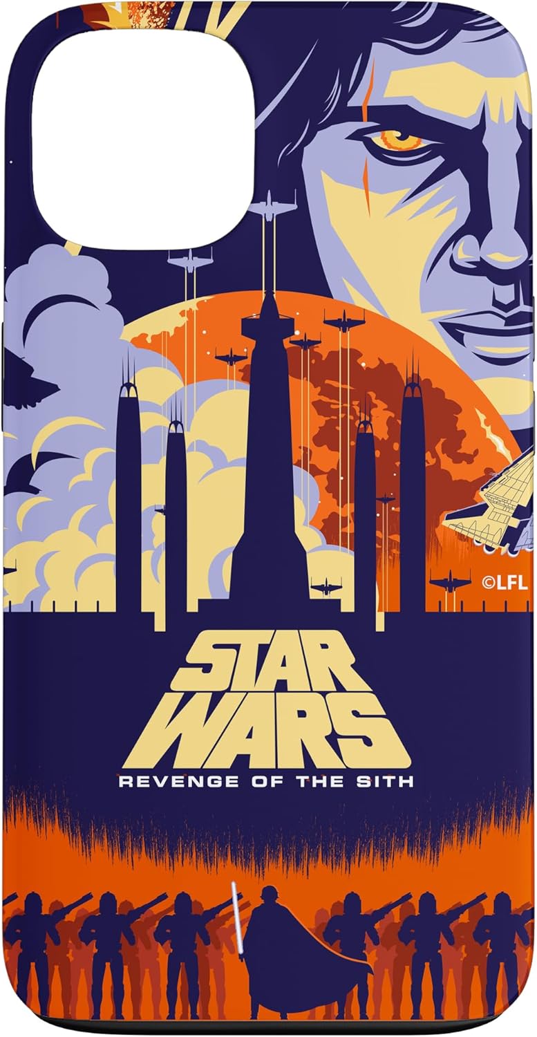 Star Wars Revenge of the Sith Illustrated Movie Poster Case for iPhone 11