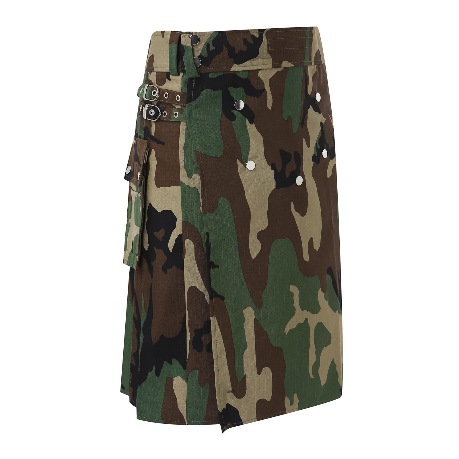 Kilt Traditionnel Hommes Mode Jupe écossaise Nouveau Hommes Jupe Utilité Homme Classique Rétro Jupe Médiévale Écosse Plissée Épissure Kilt écossais