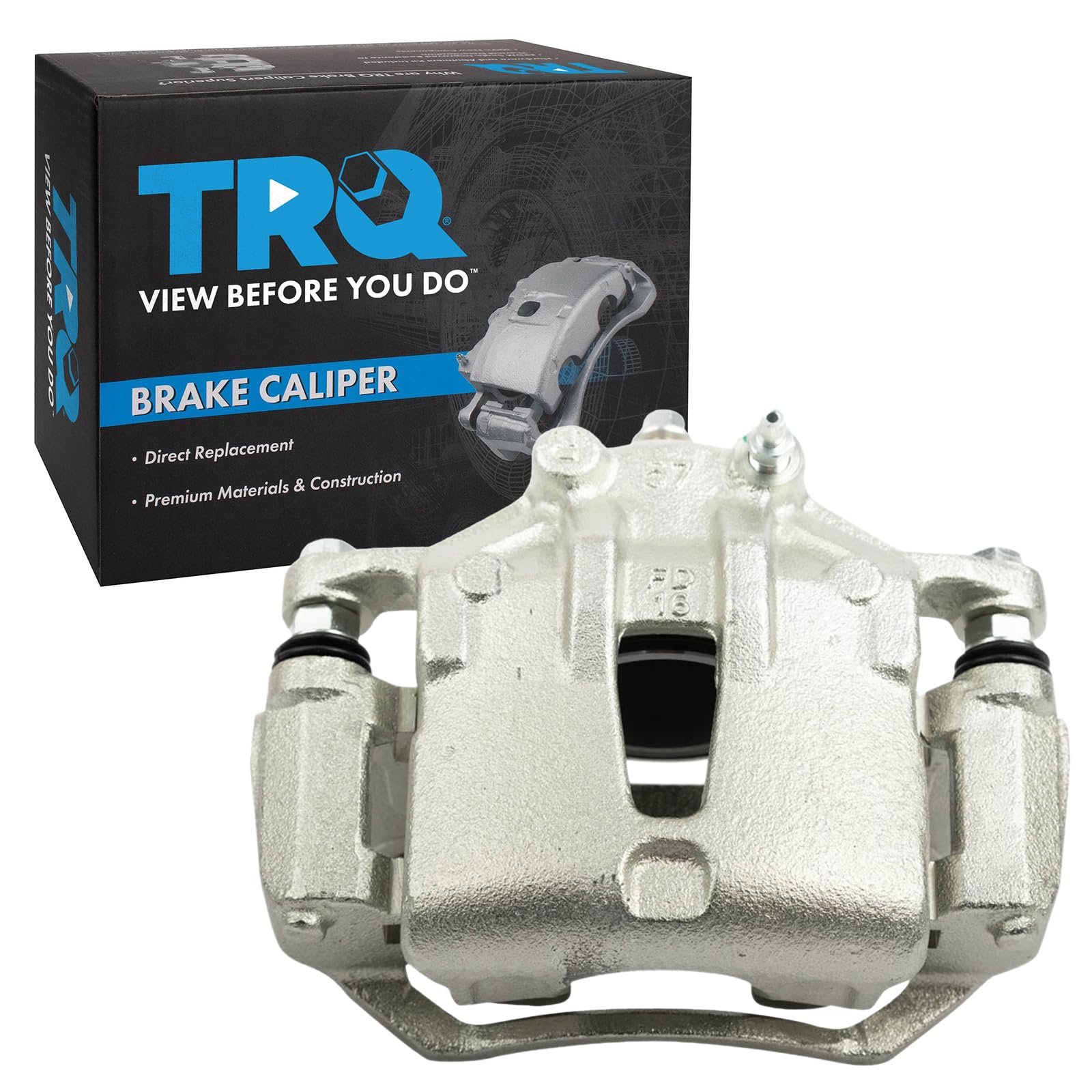 TRQ Front Right Brake Caliper w/Bracket Passenger Side