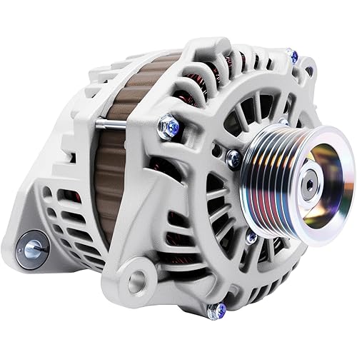 Alternator 11557 for Altima 2011-2018 V6 3.5L, for Maxima 2011-2018 V6 3.5L, for Maxima 2016-2018 V6 3.5L, Automotive Replacement Alternators 130A Replace OE 11557N, A3TJ3691ZC, A003TJ3691