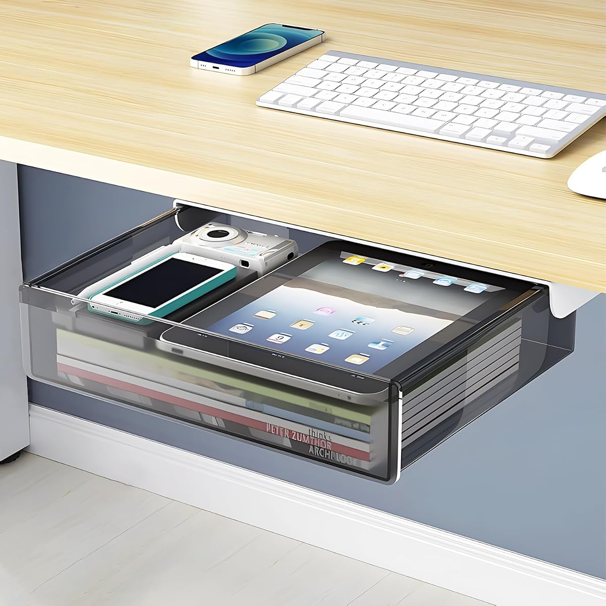 SVNNELP Large Under Desk Table Drawer