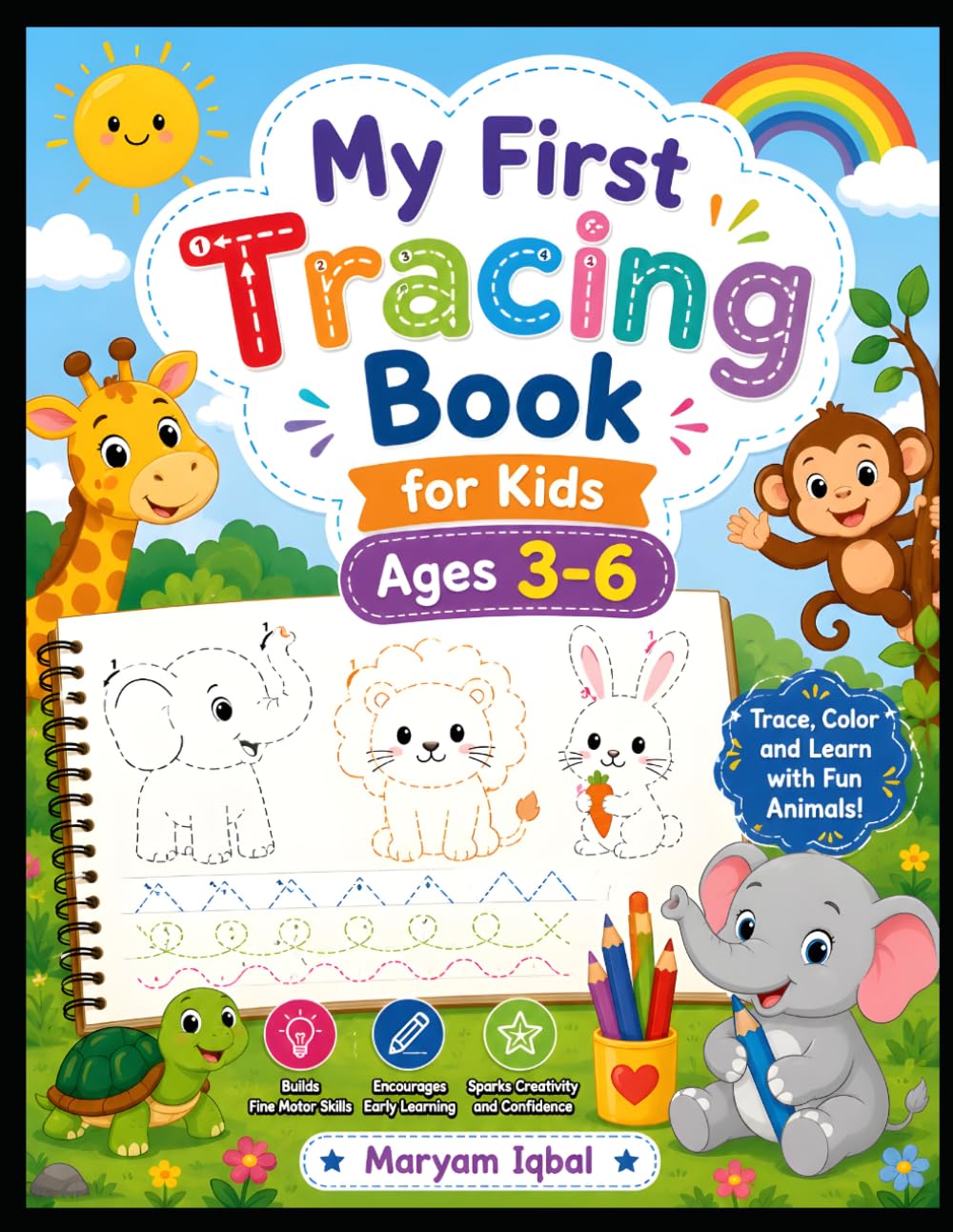 My First Tracing Book for Kids Ages 3-6