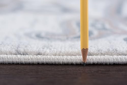 Vista 35 de Alfombra de pasillo gris de 2 x 10 pulgadas, alfombra de cocina, alfombra para entrada interior, entrada, pasarela, alfombra contemporánea Gris