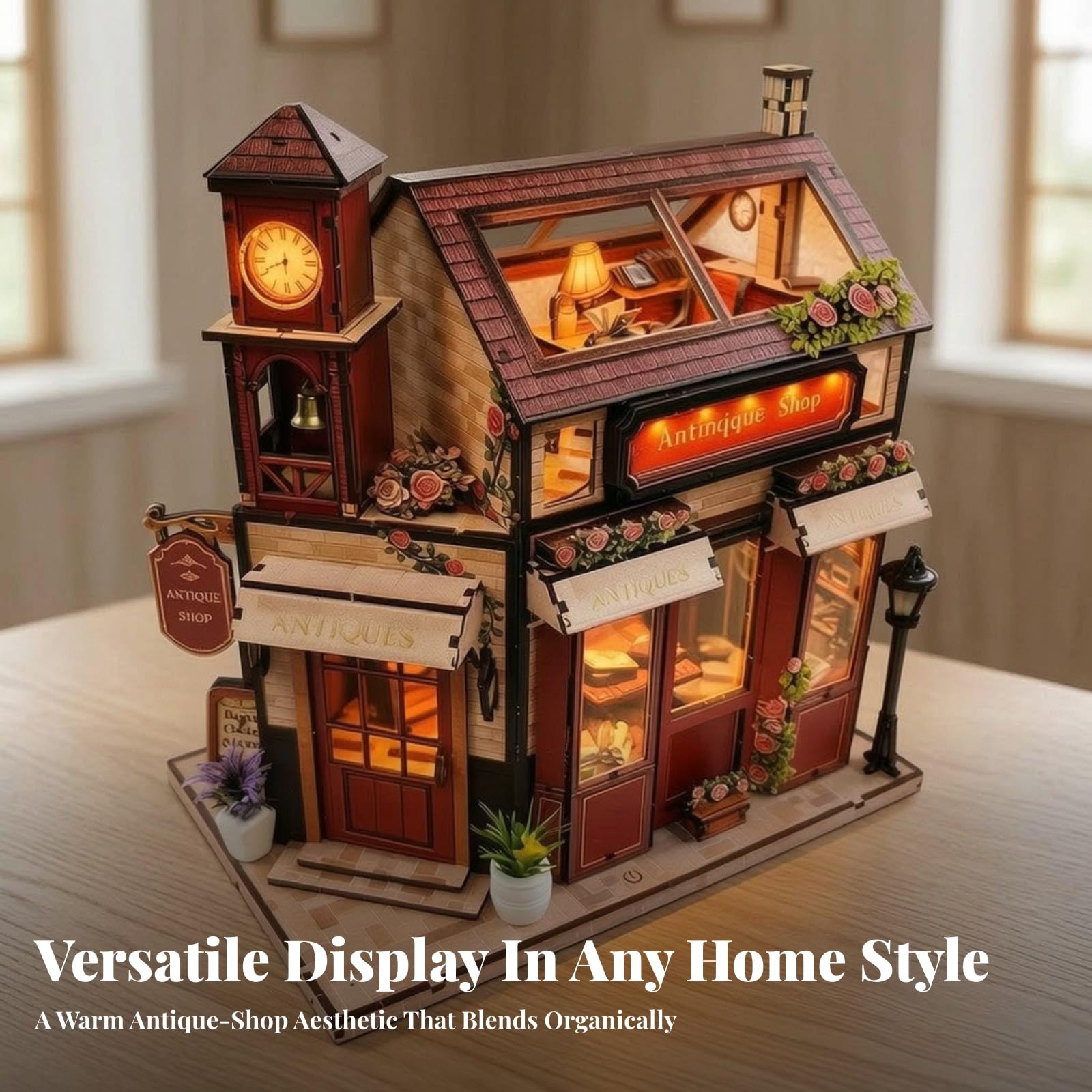 Almencla Miniature da Illuminato | modello 3D in Legno, Raffinato, Diorama, per Libreria
