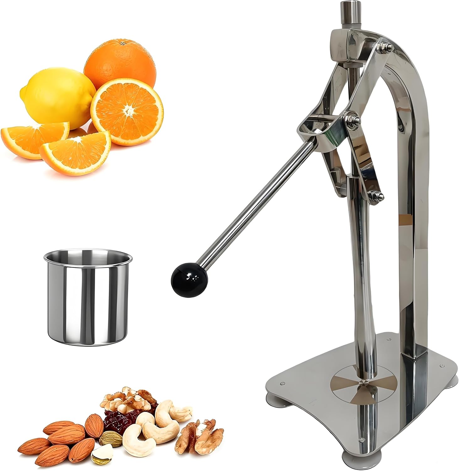 Manual Lemon & Fruit Juicer, Quick & Efficient Citrus Presser for Kitchen Use