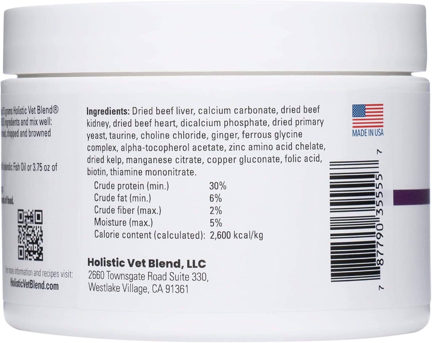 Holistic Vet Blend Feline Premix