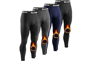 4-Pack Thermal Compression Pants: Stay Warm and Active in Frigid Winters