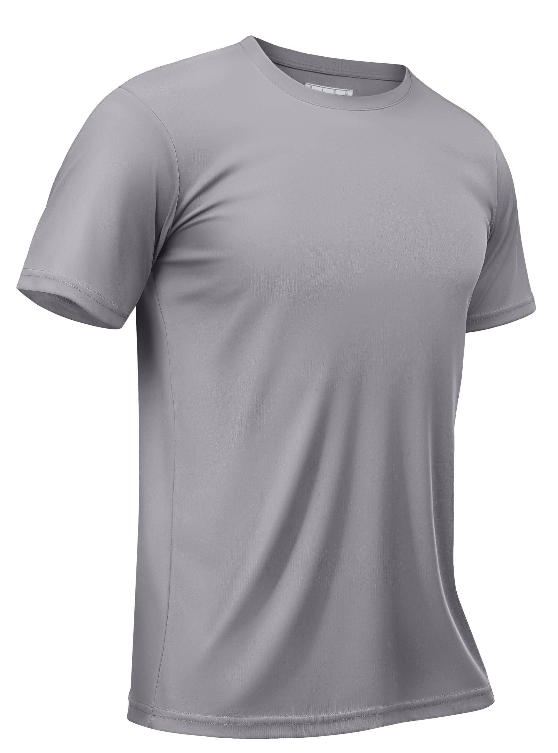 TACVASEN Mens Athletic Short Sleeve T-shirts Quick Dry Fit Workout Sun Protection Swim Shirts Running Rash Guard UPF50+