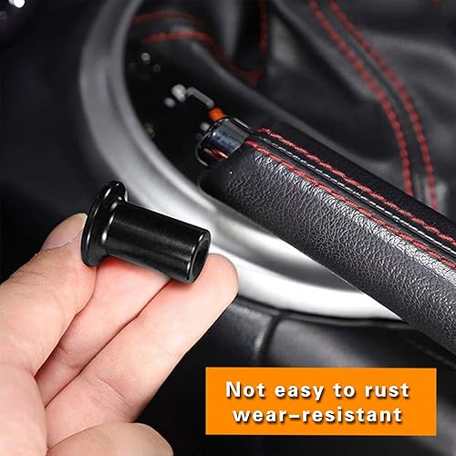 Miniatura 6 de QODOLSI 2 piezas GT86 botón de deriva modificado para pomo de giro de automóvil, accesorios de metal duraderos para manija de freno de vehículo,