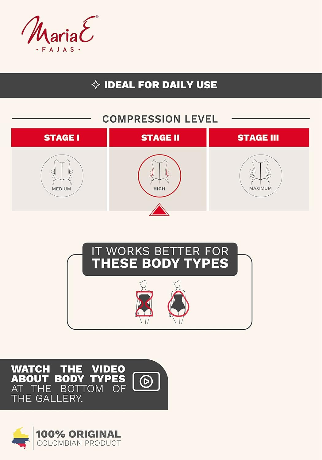 MARIAE STAGE 2 Faja Tummy Tuck Post Surgery Compression Garment Fajas Colombianas Postparto - Image 9