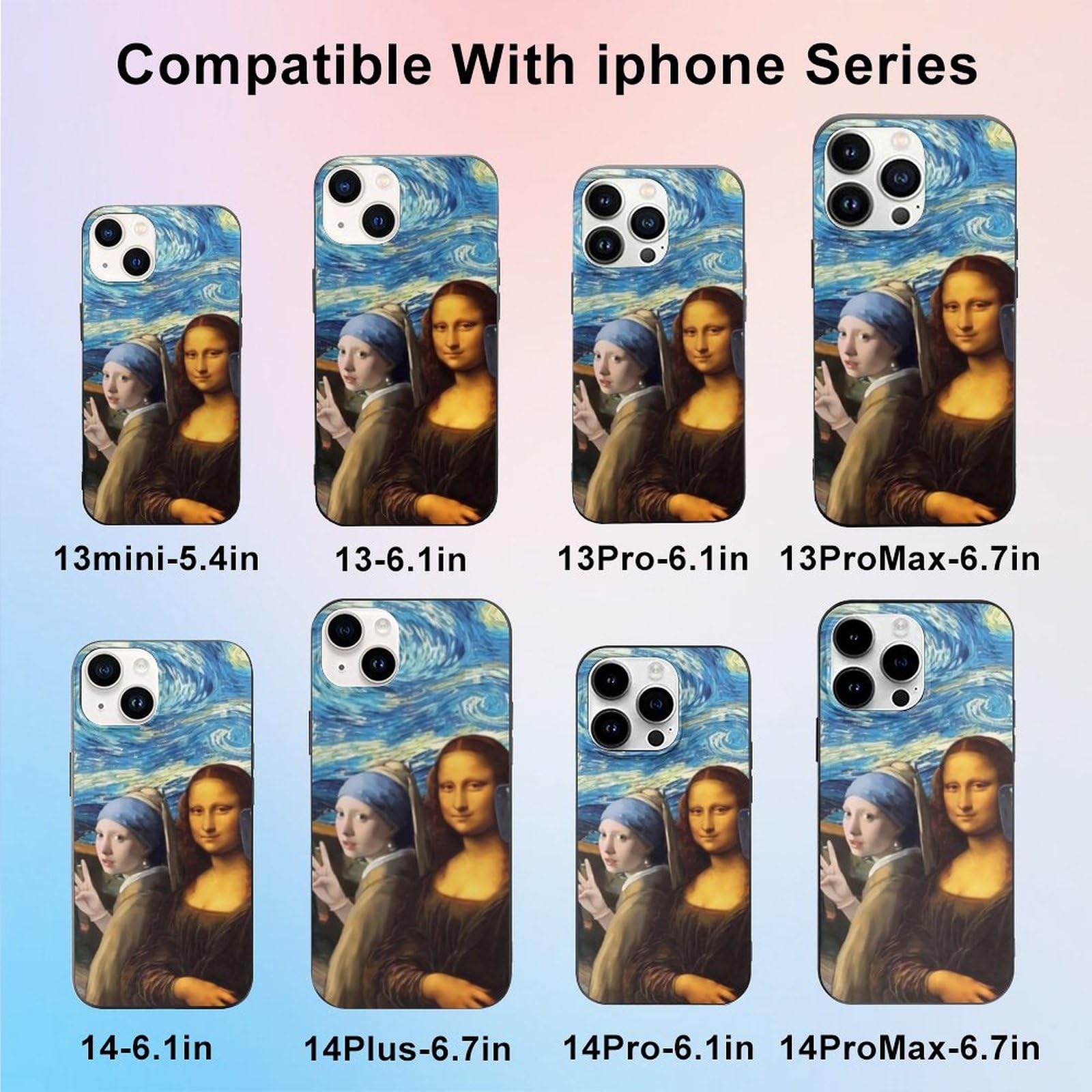 CASSETIFY モナリザ 美品　iPhone15proケース Amazon.co.jp: 【iPhone 15ケース】 モナリザ 写真を撮る おもしろ TPU