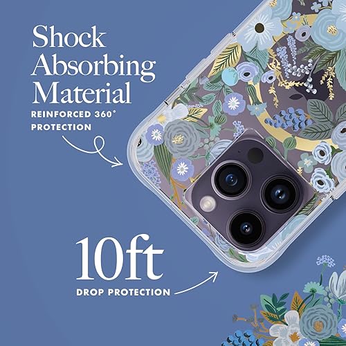 Miniatura 3 de Rifle Paper Co. - Funda para iPhone 14 Pro compatible con MagSafe protección contra caídas de 10 pies Bonita funda para iPhone de 6.1 pulgadas con