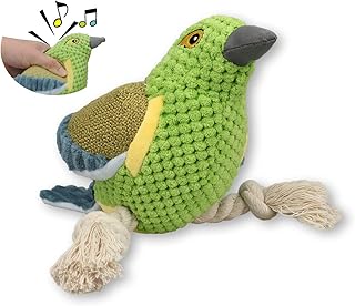 SMART ELEPHANT Pet Toy Squeaky Dog Toy,Bite Resistant Safe Plush Toy, Chew Toy with Squeaker and Crinkle Paper, Teeth Cleaning Toys for Puppy for Small,Medium,Large Dogs