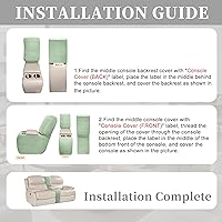 Vista 375 de Fundas 100% impermeables para sofá reclinable seccional, fundas para sofá reclinable en forma de L, funda para sofá seccional de esquina