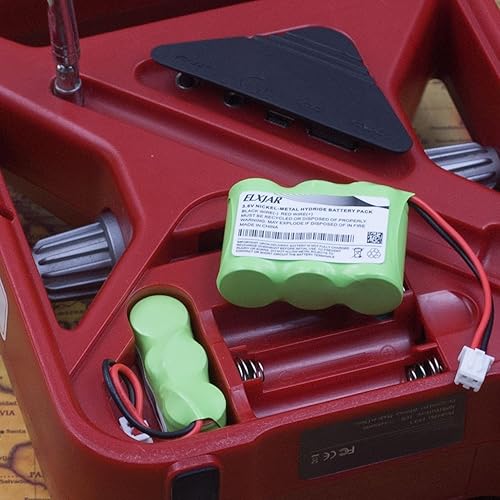 Miniatura 2 de Paquete de 2 baterías Ni-MH 23AA600 3.6V 600mAh, con enchufe de orificio cuadrado solo se adapta a Eton FRX3 0000101 Newer Square-Hole Verson (no