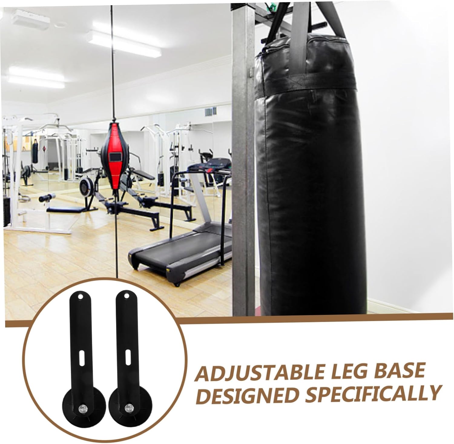 Totority Freestanding Punching Legs Set with Suction Cups and Stable Foundation for Intense Training Easy to Install for Martial Arts Enthusiasts