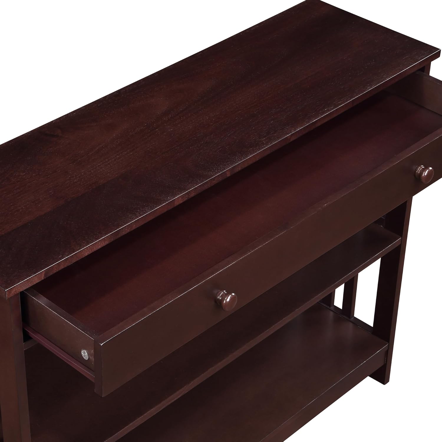Convenience Concepts Mission 1 Drawer Console Table, Espresso