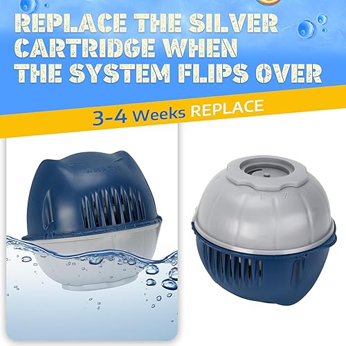 Miniatura 4 de Cartucho de repuesto para jacuzzi compatible con el sistema flotante Frog Ease, cartuchos de repuesto de mineral para jacuzzis, tratamiento de agua