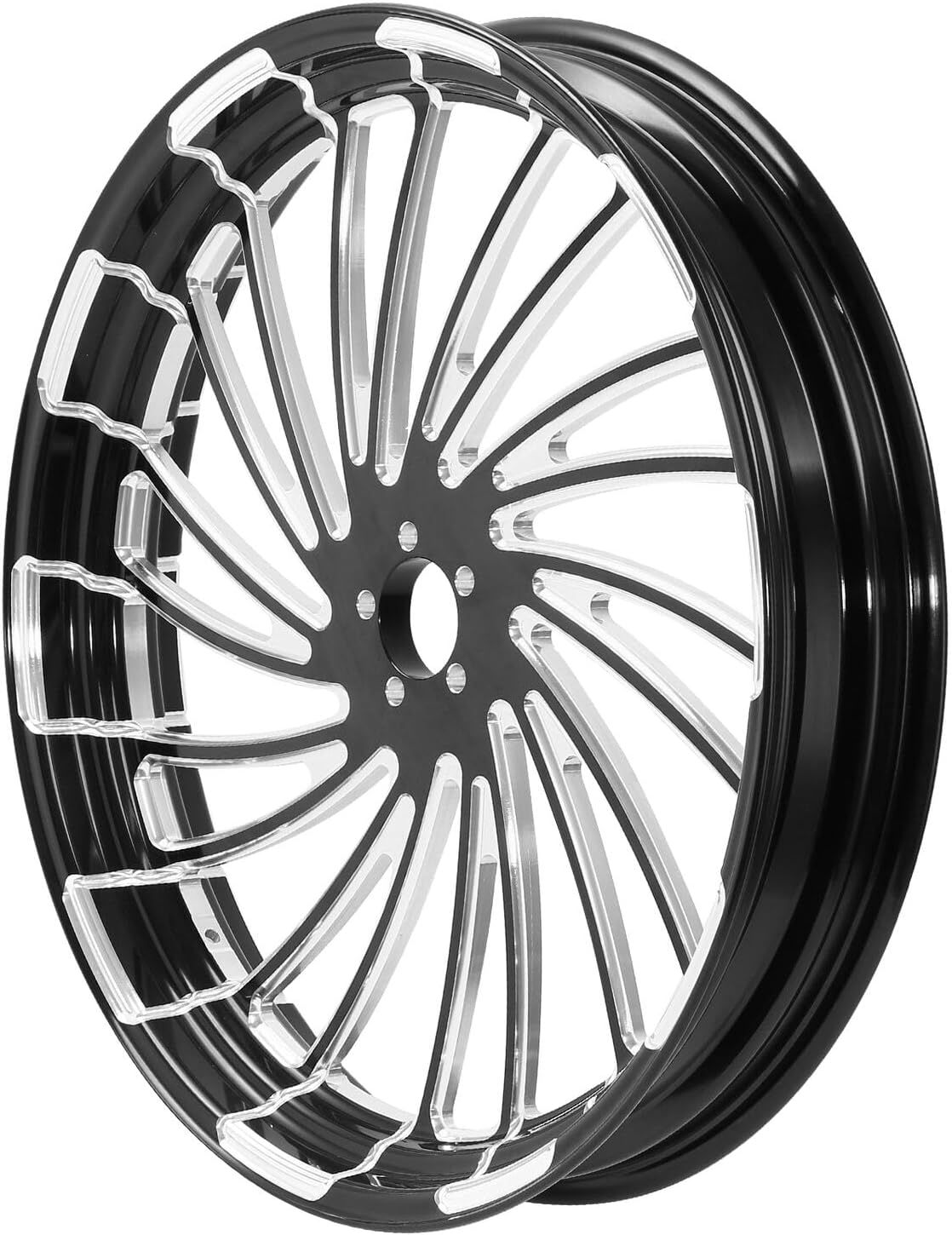 TCMT 32"x3.5" Front Wheel Rim w/Single Disc Wheel Hub Fit For Harley Touring Non-ABS/ABS Models Road King Electra Road Street Glide Ultra Limited 1997-2020