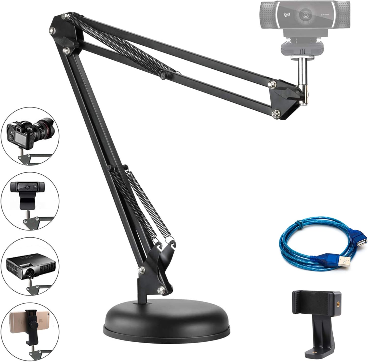 OLOEY  Camera Stand Suspension Scissor Durable Arm