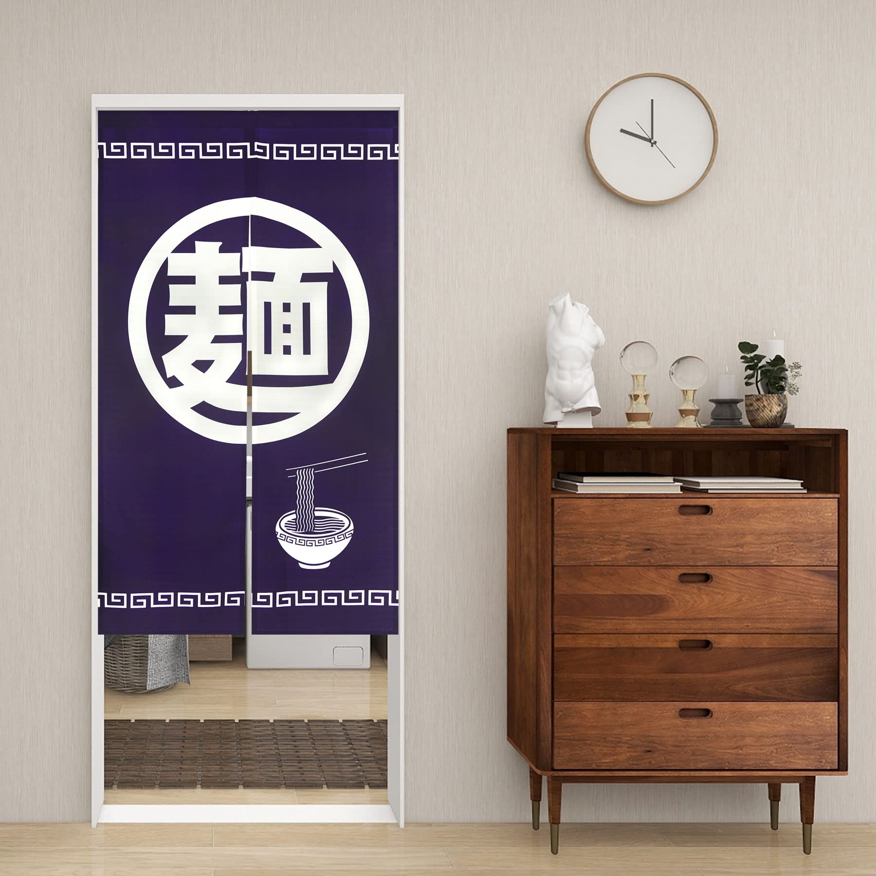 Japanse Noren Deurgordijn Tijger B80xH130cm - Totale Showroom